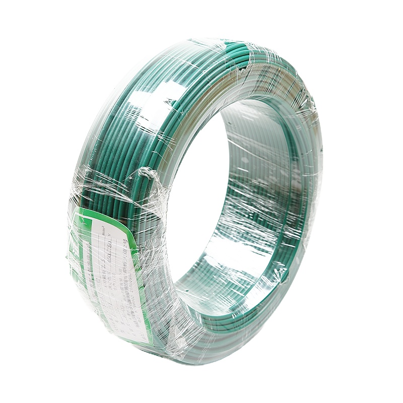 江北 ZR-BVR 1×6平方毫米 阻燃铜芯聚氯乙烯绝缘电线 绿 100米/盘