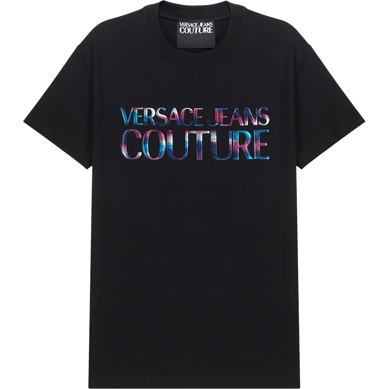 VERSACE JEANS COUTURE 范思哲 男士 棉质圆领短袖T恤 B3GWA7GB 30382