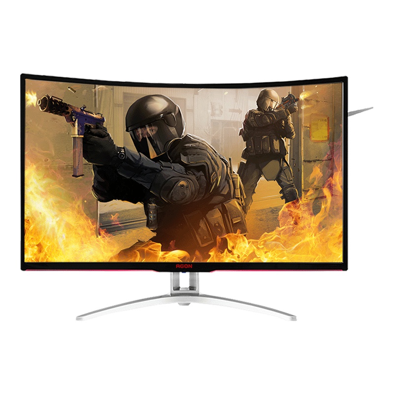 AOC 爱攻(AGON)AG322FCX1 31.5英寸三代曲面显示器144Hz刷新1ms响应VA面板广色域吃鸡游戏电竞电脑窄边框显示屏