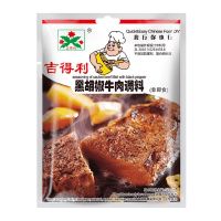 吉得利 黑胡椒牛肉调料 厨房炒菜调味品33.5g