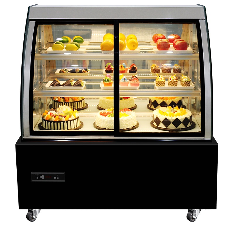 世麦(WORWHEAT) 蛋糕柜 台式冷藏保鲜柜饮料展示柜商用水果立式风冷弧形甜品西点柜【可定制】