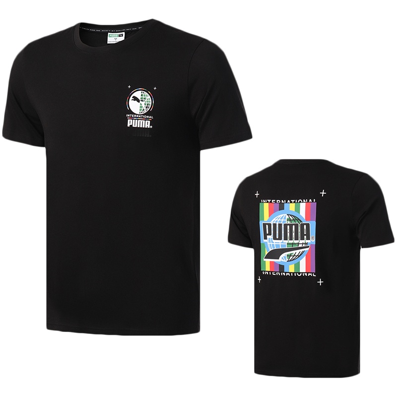 彪马PUMA男装运动服休闲圆领短袖T恤