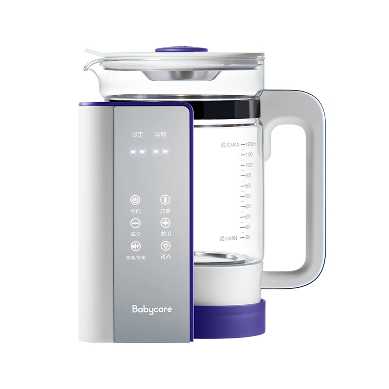 [618预售]babycare 恒温调奶器 暖奶器智能冲奶机多功能恒温水壶温奶器 辛德白