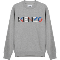 KENZO 高田贤三 男士 棉质加绒款圆领长袖卫衣运动衫 FB5 5SW523 4MO
