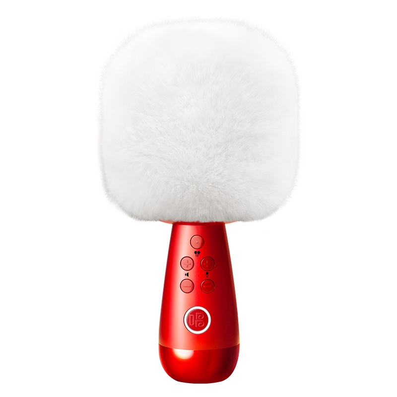 唱吧K歌宝小巨蛋G2MAX绯红色话筒音箱一体麦克风家用儿童无线蓝牙喇叭手机唱歌双人合唱直播录音设备