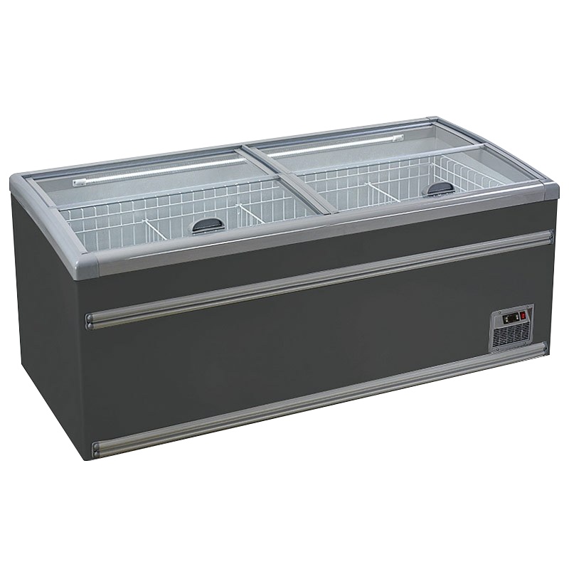 西科ZCD-L145S 侧岛柜柜 大容量 大型商场组合岛柜透明玻璃卧式展示柜 海鲜柜 速冻食品冷柜