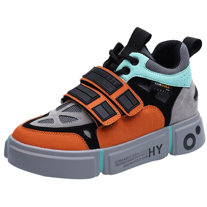 马克华菲2019秋款女休闲鞋女运动鞋女士休闲鞋网面透气女鞋厚底鞋子女鞋