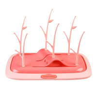 开优米kiuimi 奶瓶沥水架 多功能新生婴儿宝宝便携式 小号迷防尘干燥晾干支