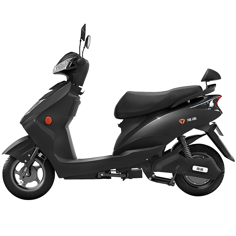 雅迪(yadea)新款豪华电动车豪战轻便代步踏板车电瓶车男女代步车轻便电动车 60V20AH石墨烯快充[白色]