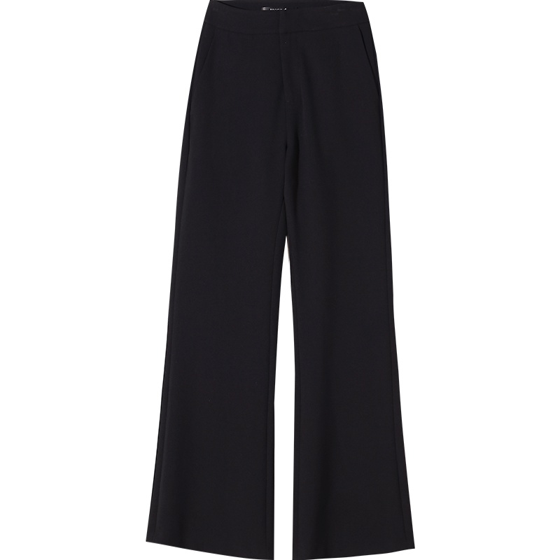 娅丽达女裤2019秋季新款九分微喇叭裤女修身显瘦女士职业休闲裤I3819