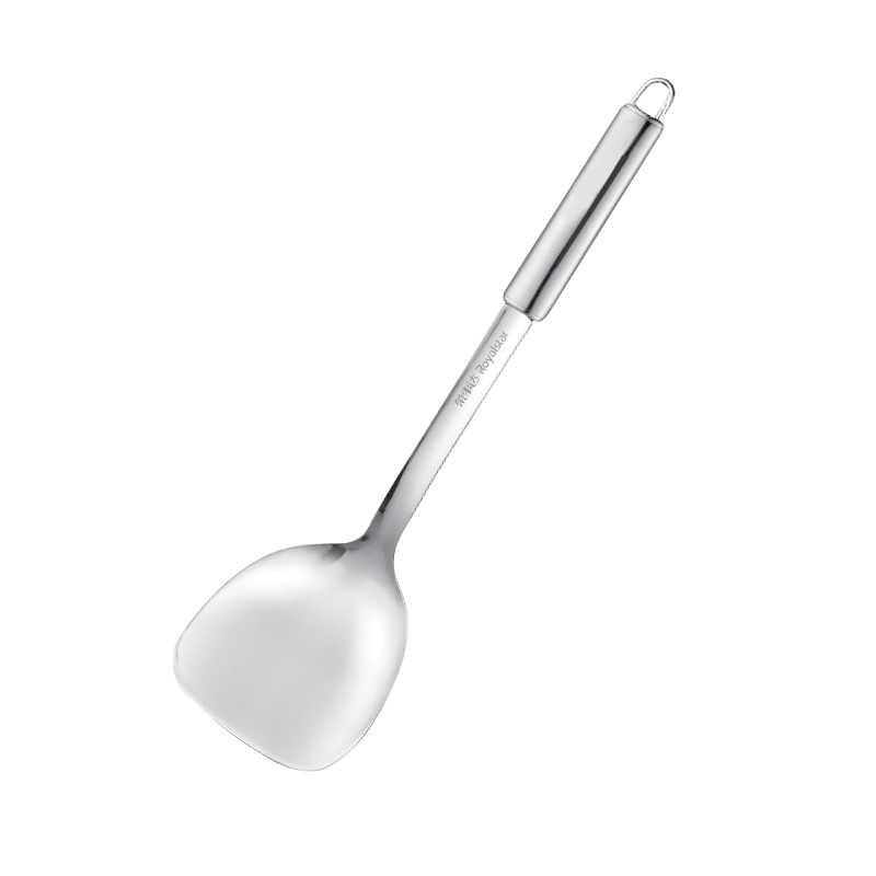 荣事达304不锈钢锅铲中式铁锅带挂钩手柄炒菜用 不锈钢锅铲RD36GCH