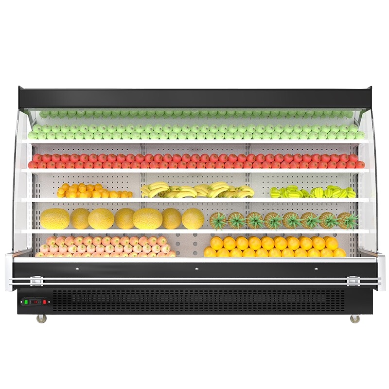 乐创(lecon)风幕柜水果保鲜柜酸奶饮料展示柜冷藏麻辣烫点菜柜LC-FMG2.5