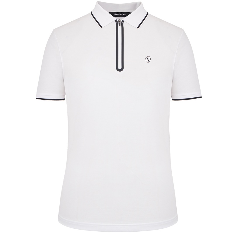 Notting hill诺丁山polo衫男短袖潮透气T恤纯色短袖NF690272