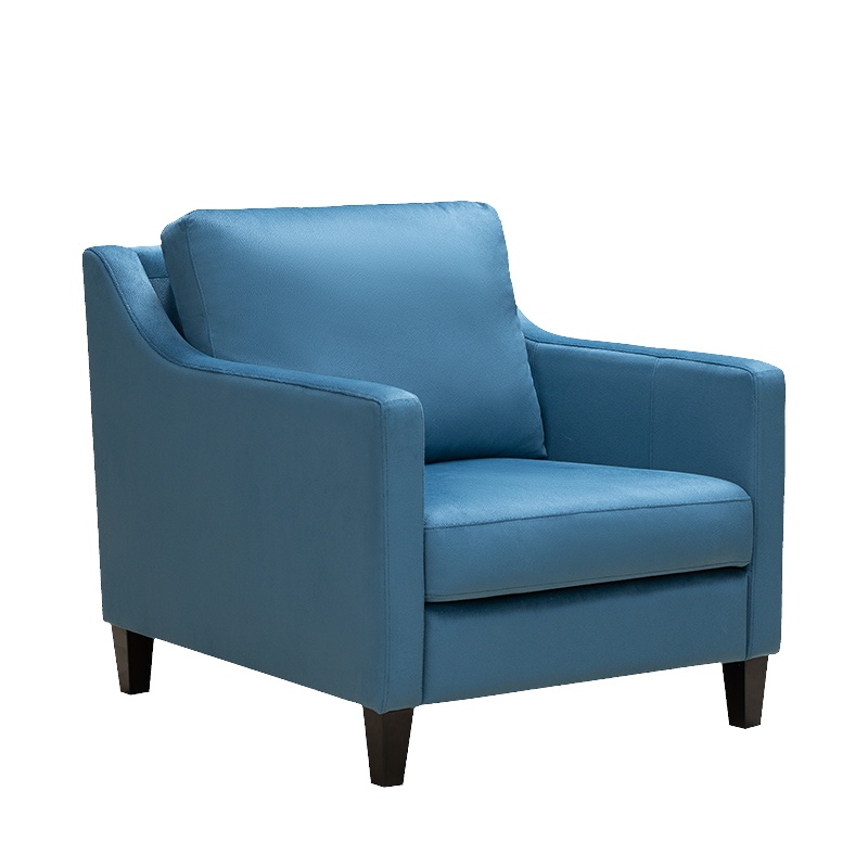 慕容沙发 布艺沙发 卧室现代酒店沙发 休闲客厅单位椅子 北欧单人沙发椅换鞋凳