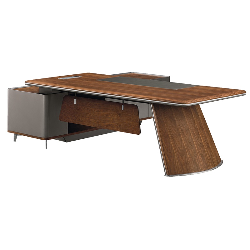 鑫金虎 办公家具简约现代老板桌办公桌主管桌板式大班台总裁桌经理桌董事长桌