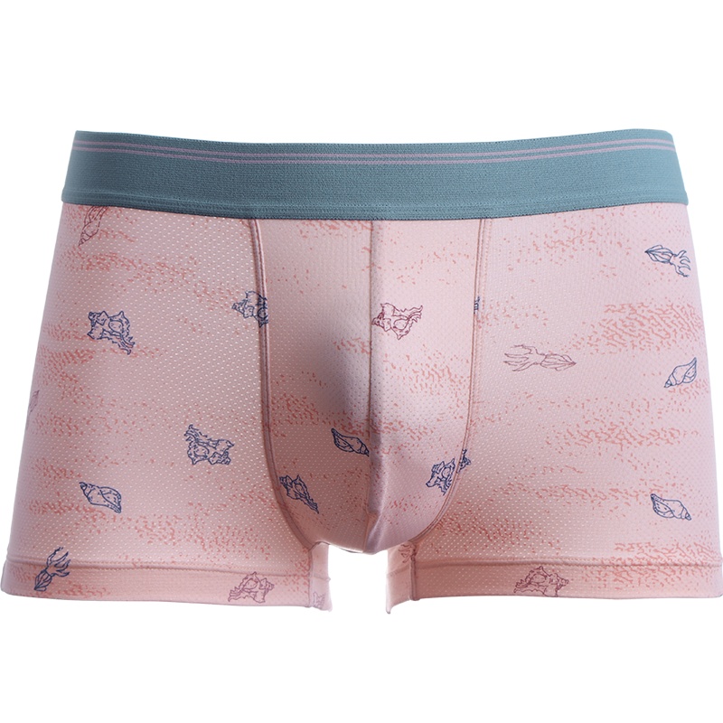 歌瑞尔内裤男春夏季时尚简约舒适平角裤组合【3条装】BMW20003