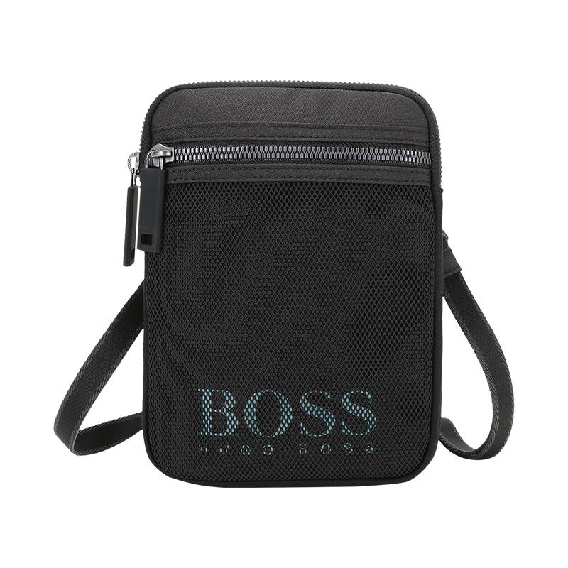 雨果博斯 HUGO BOSS 男士 织物单肩斜挎包手机包50454199