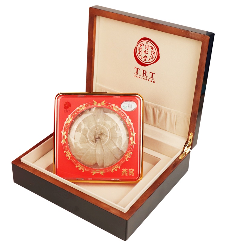 北京同仁堂燕窝特级燕盏90克 印尼进口白燕盏礼盒 孕妇滋补节礼盒