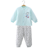 [159元2件]小马波迪宝宝棉袄秋冬婴儿衣服儿童棉衣套装中厚男女宝宝外出保暖棉服