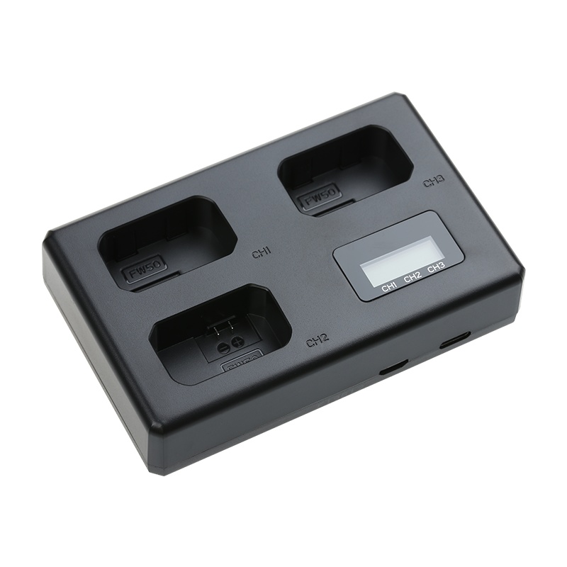 沣标捕捉者S-FW50(V) 三电三充 电池索尼a6000a6400 5t a7r2 a7m2微单a7s2 电池