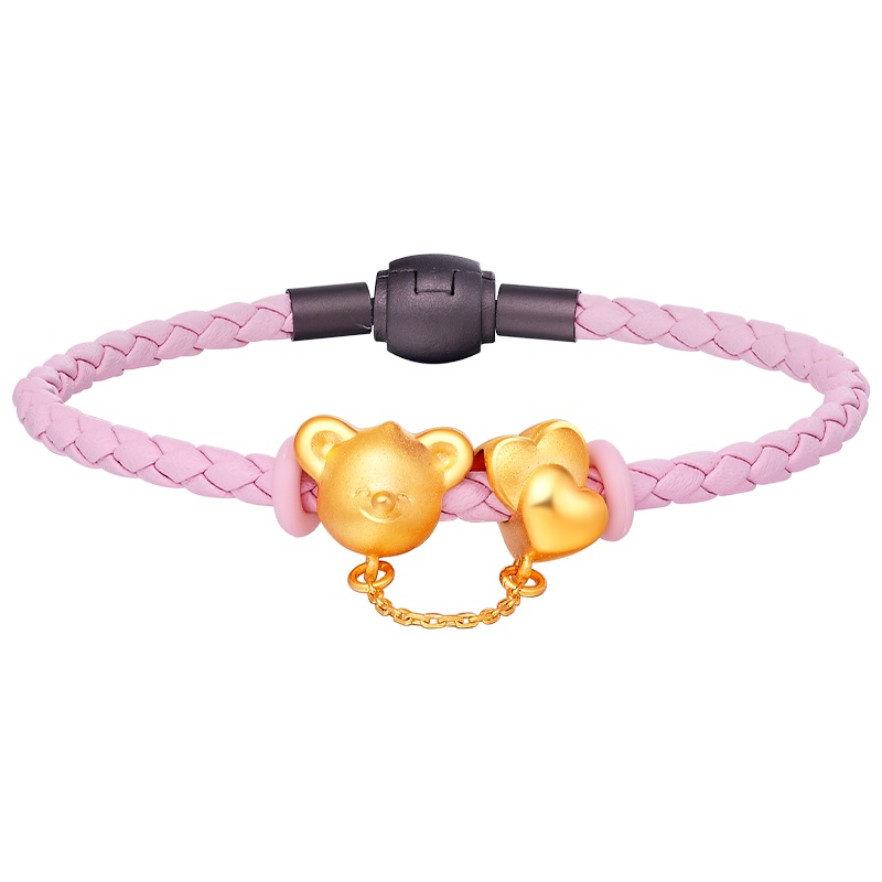 《奇萌泰迪》正版授权 Mover魔吻 奇萌泰迪暖心系列Qoobee宝宝硬金好运珠