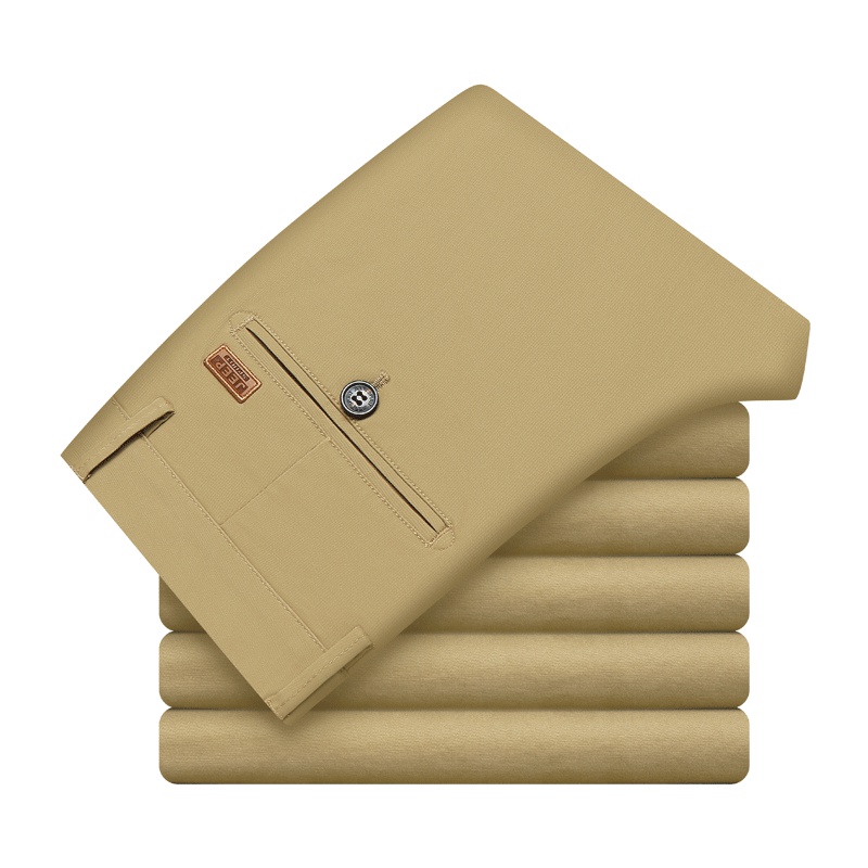 JEEP吉普夏季新款休闲裤男黑色男士裤子男春秋季宽松直筒西裤大码