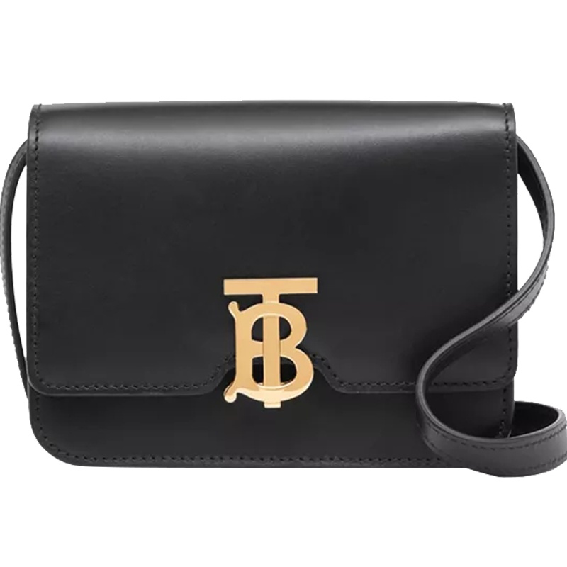 BURBERRY TB 专属标识皮革锁扣包单肩包 迷你 17*6*12.5CM