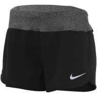 【自营】NIKE耐克女装短裤针织透气跑步训练健身运动裤719583 L 719583-010黑+反射银
