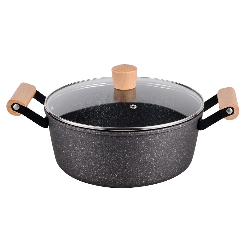 爱自由汤锅耐高温炖锅煮粥锅家用不粘多功能锅燃气灶电磁炉通用