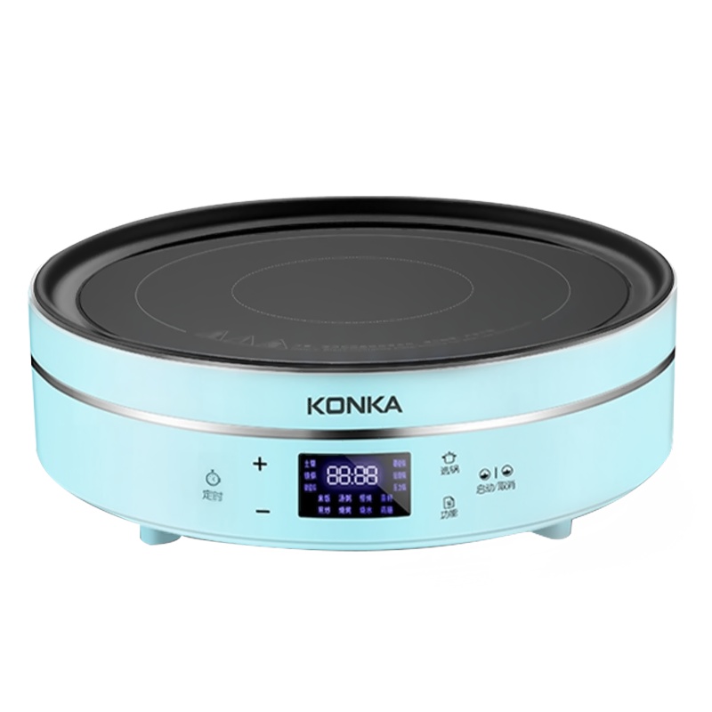 康佳(KONKA)电陶炉KES-22AS032200W电磁炉智能触控式旋钮电池炉爆炒火锅 定时煮茶炉