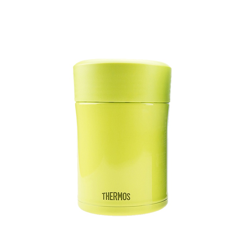 膳魔师(THERMOS)焖烧杯/罐TCLA-470S保温杯饭盒316L不锈钢470ML自带不锈钢勺外出嫩黄色