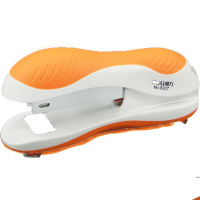 Deli/得力文具0327迷你订书机订书器彩色装订机办公财务专用