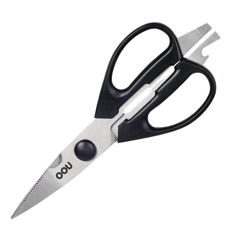 OOU!厨房剪刀一剪多用多功能不锈钢锋利坚固鸡骨剪剪肉剪鱼德国工艺家用