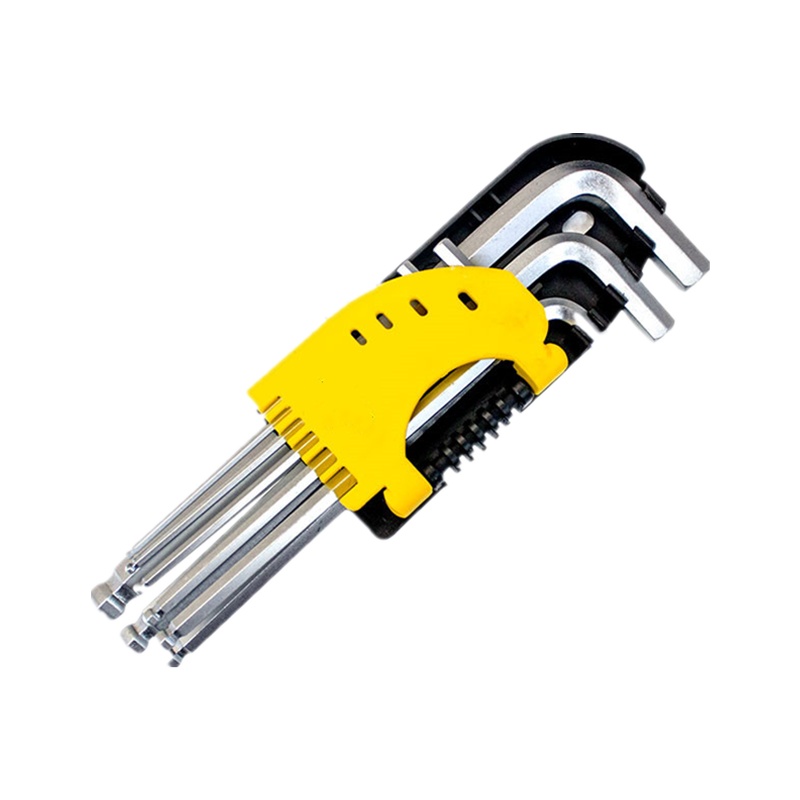 东工加长亚光球头内六角扳手9件套