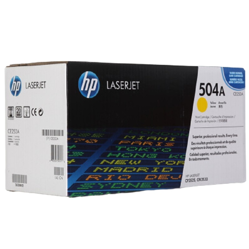 惠普(HP) LaserJet CE252A黄色硒鼓504A 适用 LaserJet CP3525 352n dn