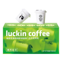 瑞幸咖啡(luckin coffee)花漾特调即溶咖啡冷萃冻干粉速溶黑咖啡 白兰花风味 3g*12颗