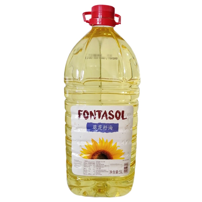 15L FONTASOL 葵花籽油 5升/桶*3 西班牙原装进口 烹调食用油 凉拌 炒菜