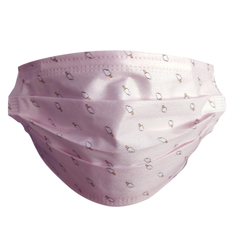 3Q一次性印花口罩亲肤柔软舒适透气50片盒装