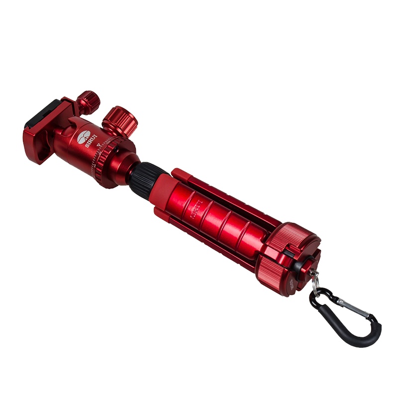 思锐(SIRUI)3T-35R 红色三脚架云台套装 vlog手机微单相机手持三脚架 便携桌面三角架户外自拍