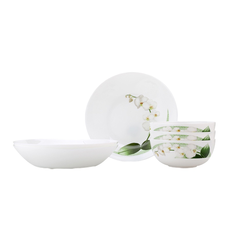 乐美雅 餐具六件套LC-S100G 碟盘套装组合