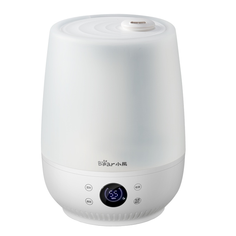 小熊(Bear)加湿器 JSQ-C50Q1 透明水箱数显版 4.5升办公家用卧室大雾量增湿器香薰净化空气补水苏宁自营