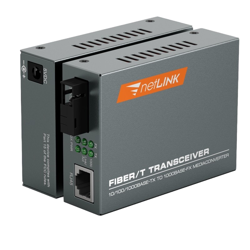 雨沃 千兆单模单纤光纤收发器转换器 0-3KM 单个装