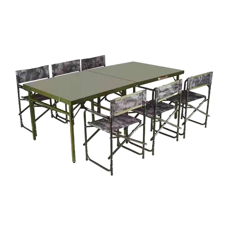 丛林狐 户外桌椅 军绿折叠桌椅户外便携式指挥桌