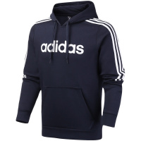 阿迪达斯男服卫衣连帽三条纹休闲运动服EI8985