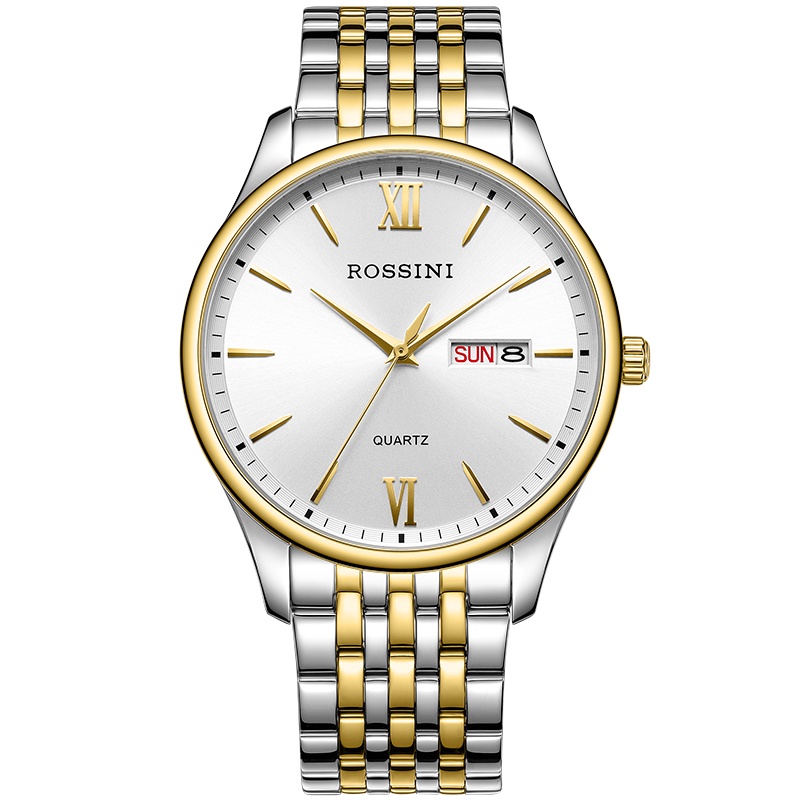罗西尼手罗西尼手表男表石英表双历防水情侣对表女表商务男士手表女表男表石英表双历防水情侣对表女表商务男士手表女718573