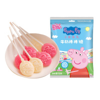 小猪佩奇PeppaPig益生菌棒棒糖52g 袋装