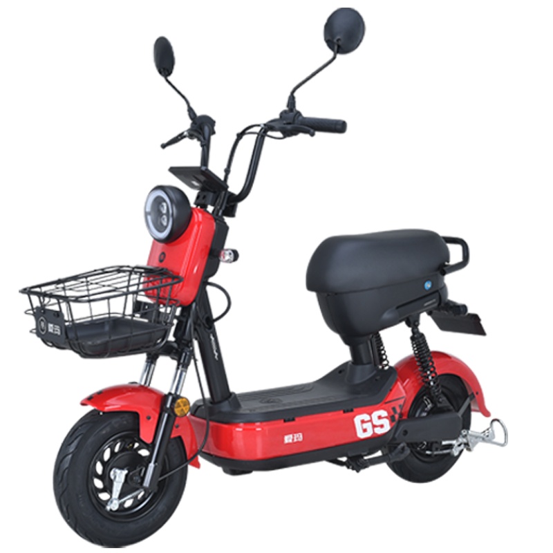 爱玛 (AIMA) 48V高速 电动轻便时尚摩托车 小木豆标准版 典雅青石绿/珠光米白/亚黑