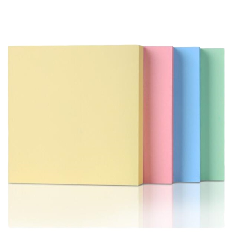 得力(deli)400页4色简约便签纸76*76mm便签本7151