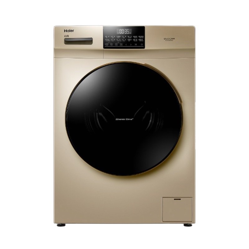 Haier海尔洗衣机 滚筒洗衣机烘洗干一体机空气洗 变频家用10公斤大容量高温筒自洁全自动洗衣机EG10012HB18G