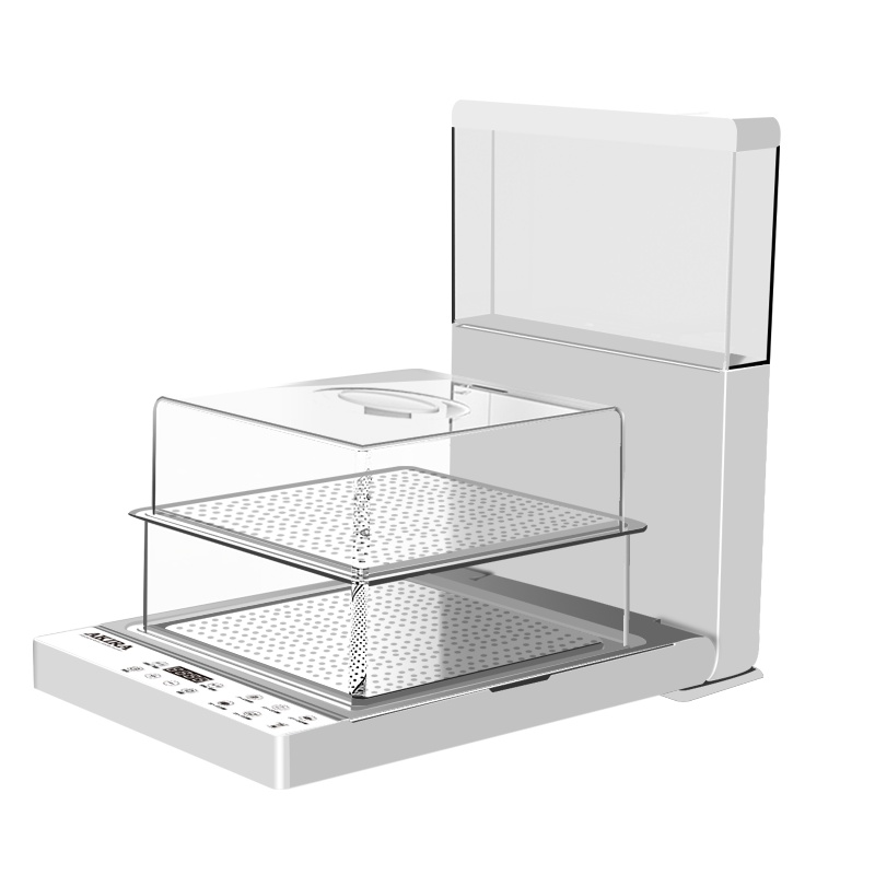 爱家乐(AKIRA) Y10 折叠电蒸锅三层蒸笼 蒸汽料理机电蒸笼 家用 蒸汽锅大容量 电蒸箱 海鲜多层